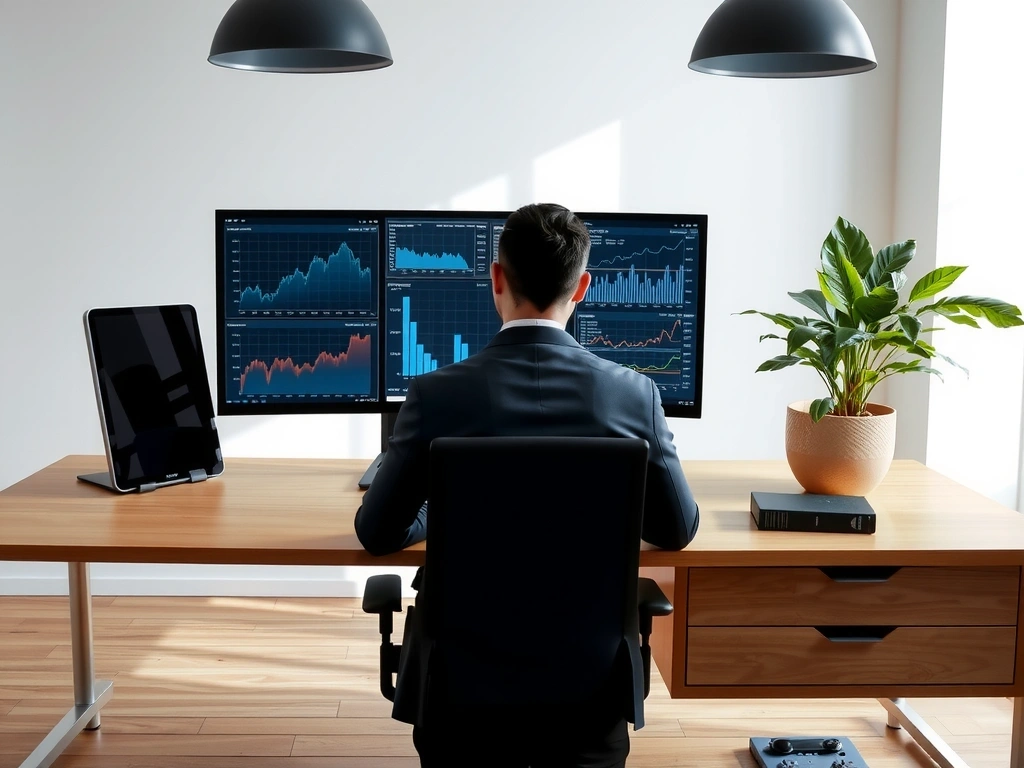 Analista de LatamDataCatalyst verificando indicadores macro